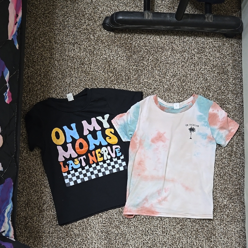 Colorful Kids Graphic T-Shirts Set